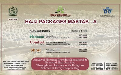 Hajj 2025 Package Maktab A